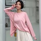Irregular Hem Long-sleeve T-shirt