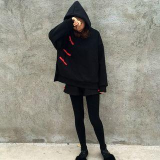 Frog Button Hoodie