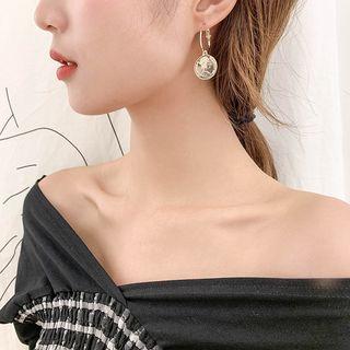 Coin Pendant Drop Earring (various Designs)