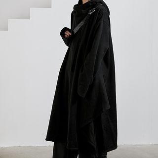 Asymmetric Midi Hoodie