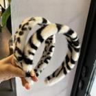 Zebra Chenille Headband