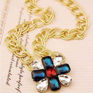 Jeweled Chain Necklace