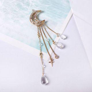 Faux Crystal Drop Hair Clip