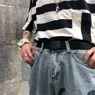 Plain Snap Buckle Belt