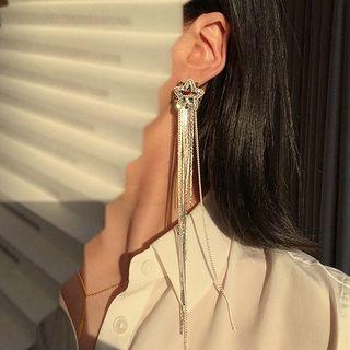 Star Fringed Drop Earring / Ear Clip