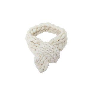 Hand-made Wool Chunky-knit Scarf