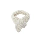 Hand-made Wool Chunky-knit Scarf