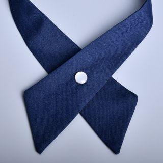 Plain Cross Bow Tie