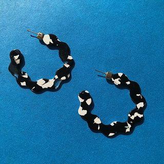 Open Hoop Earring 1 Pair - Stud Earring - One Size