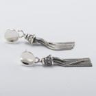 925 Sterling Silver Retro Tassel Earring 925 Silver - Tassel - One Size