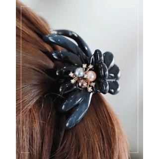 Faux-pearl Accent Hair Claw