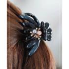 Faux-pearl Accent Hair Claw