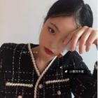 Tweed Button Jacket/open-front Midi Cardigan
