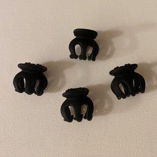 Resin Hair Clamp 1pc - Black - One Size