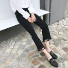 Tassel Boot-cut Dress Pants