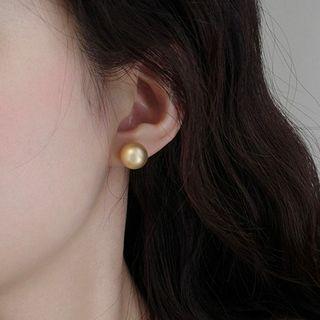 Matte Bead Alloy Earring