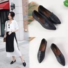 Plain Pointy Loafers