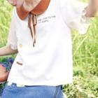 Tea-time Collared Shor-sleeve Top