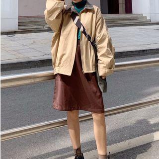 Zip Jacket / Mini Skirt