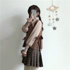 V-neck Vest / Long-sleeve Shirt