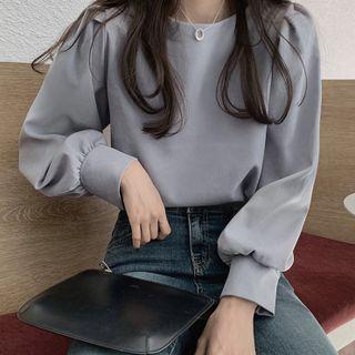 Puff-sleeve Long-sleeve Shirt
