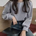 Puff-sleeve Long-sleeve Shirt