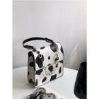 Cow Print Shoulder Bag Dairy Cow Print - Black & White - One Size