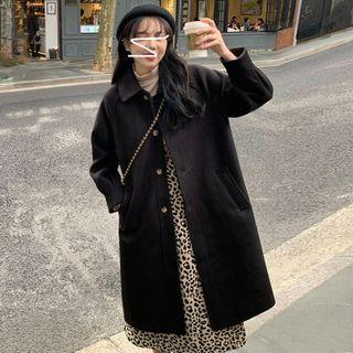 Collar Single-breasted Coat