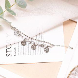 Alloy Coin Layered Bracelet As Shown In Figure - One Size