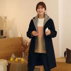 Detachable-hood Fleece Coat