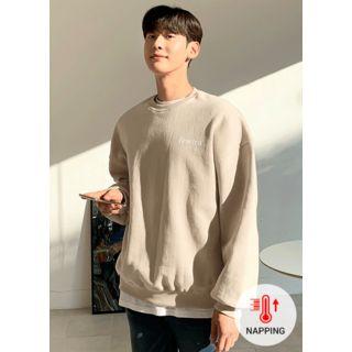 Newtro Printed Fleece-lined Sweatshirt