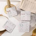 Set Of 6: Stud Earring (various Designs)
