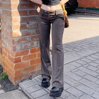 Low-rise Straight Leg Trousers