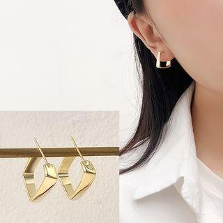 Square Stud Earring As Shown In Figure - One Size