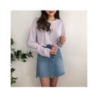 Pastel-color Relaxed-fit T-shirt