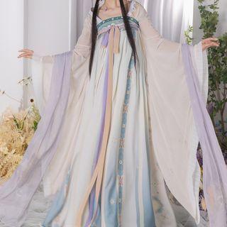 Traditional Chinese Sheer Dress Set