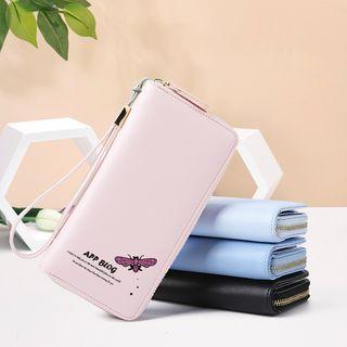 Insect Print Long Wallet