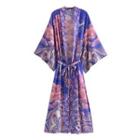 Elbow-sleeve Sky Print Jacket