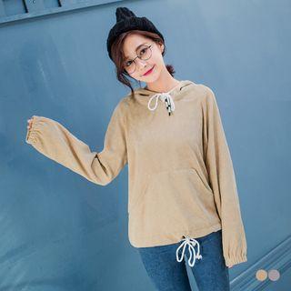 Corduroy Raglan Hoodie