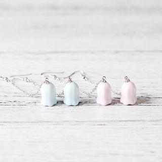 Ceramic Flower Drop Earring