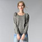 Frill-trim Sweater