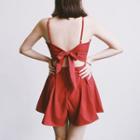 Cut Out Wide Leg Playsuit