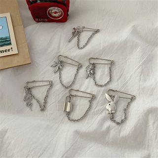 Pendant Chain Brooch