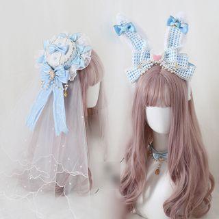 Lace / Plaid Headband / Fascinator Hat / Choker / Hair Clip (various Designs)