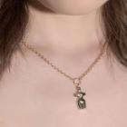 Alloy Pendant Necklace Ax0512 - Hanger - Gold - One Size
