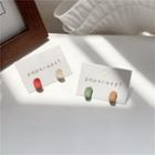 Non-matching Matte Bean Earring