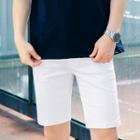 Pocket-side Cotton Shorts