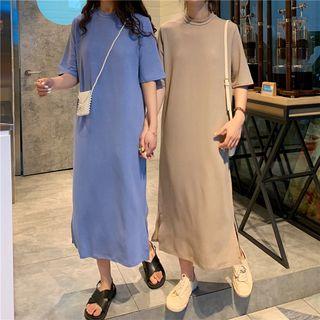 Short-sleeve Boxy T-shirt Dress