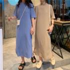 Short-sleeve Boxy T-shirt Dress