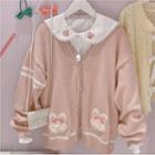 Bow Cardigan Pink - One Size